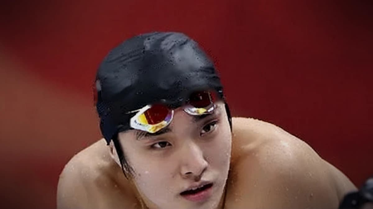 50초01을 남기고 멈췄다…김우민이 주종목 400m를 포기한 진짜 이유 — 제작 일러스트