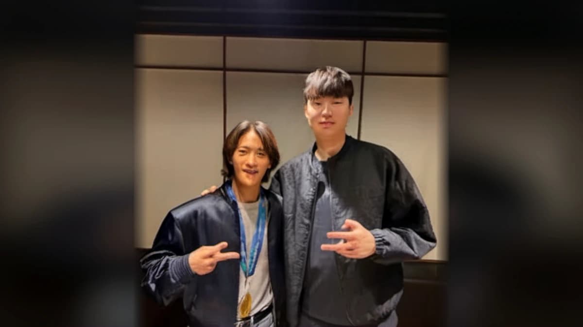 27점·18리바운드 금메달, 민호가 이현중에게 붙인 단 세 글자 — 제작 일러스트